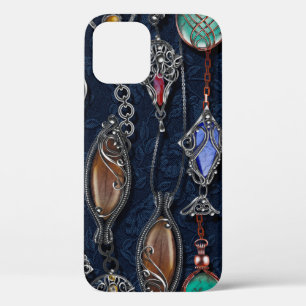 Floral seamless pattern, background In art nouveau iPhone 12 Case
