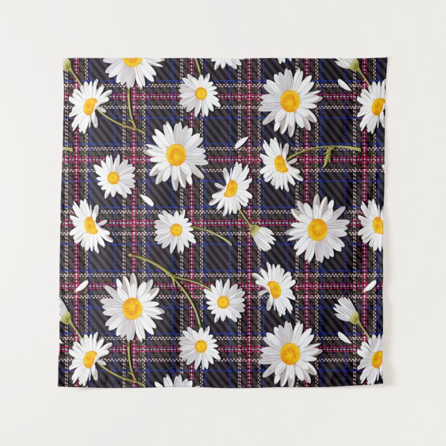 Floral seamless pattern, background In art nouveau Tapestry (Front)