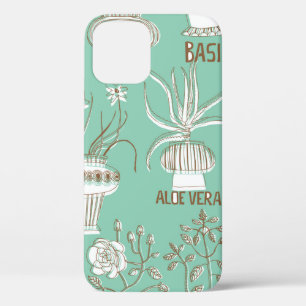 Floral seamless pattern iPhone 12 case