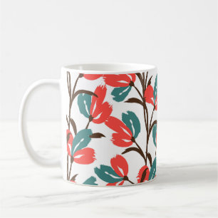 Floral seamless pattern. Cute floral background. P Coffee Mug