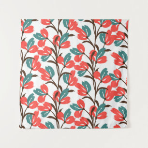 Floral seamless pattern. Cute floral background. P Tapestry