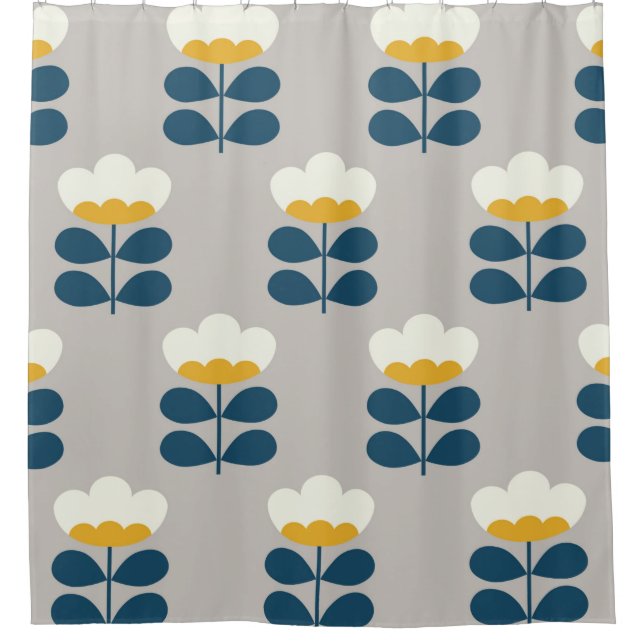Floral seamless pattern design. Scandinavian style (Front)