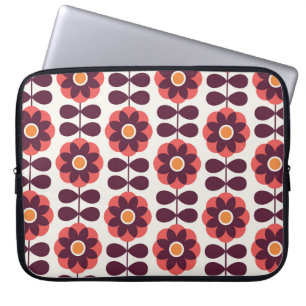 Floral seamless pattern design. Scandinavian style Laptop Sleeve