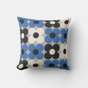 Floral seamless pattern design. Scandinavian style Throw Pillow