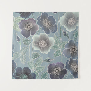 Floral seamless pattern. Flower background. Floral Tapestry