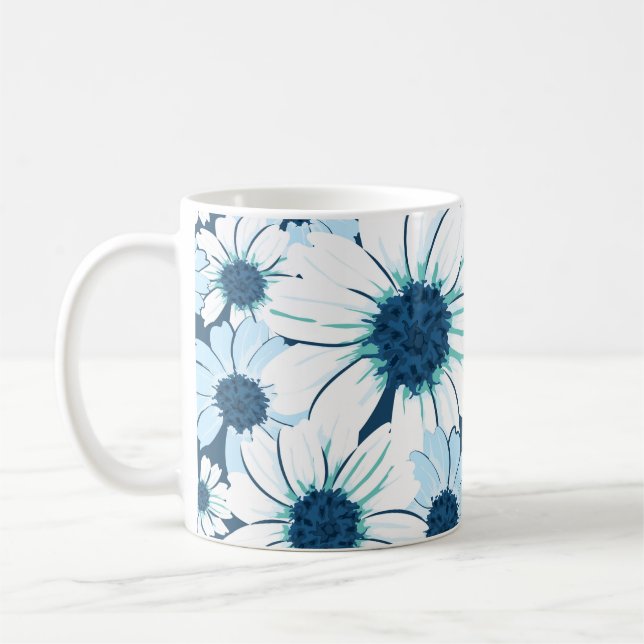 Floral seamless pattern /flower textilepattern, ab coffee mug (Left)