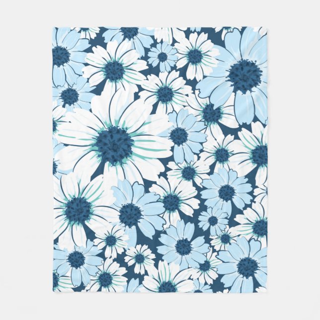 Floral seamless pattern /flower textilepattern, ab fleece blanket (Front)