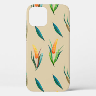 Floral seamless pattern made of stylized flowers a iPhone 12 case