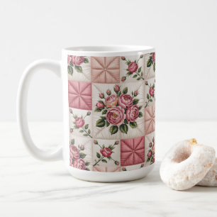 Floral Seamless Pattern, Roes Seamless Pattern Coffee Mug