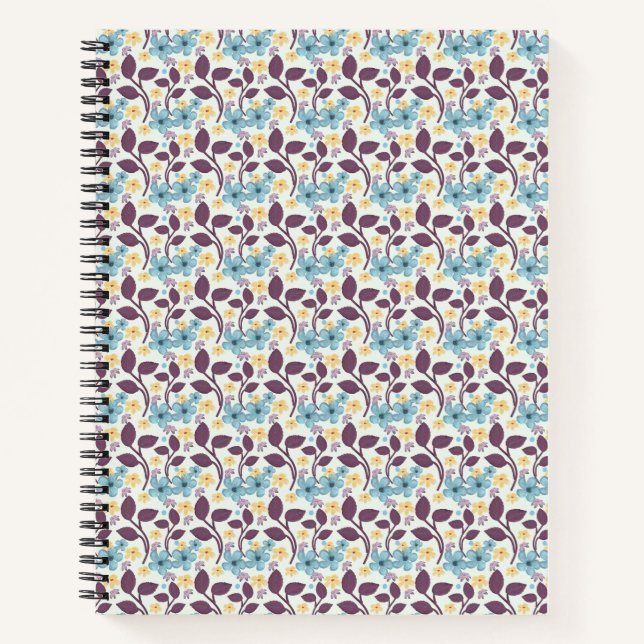  Floral Seamless Pattern | Vintage Style  Notebook (Front)