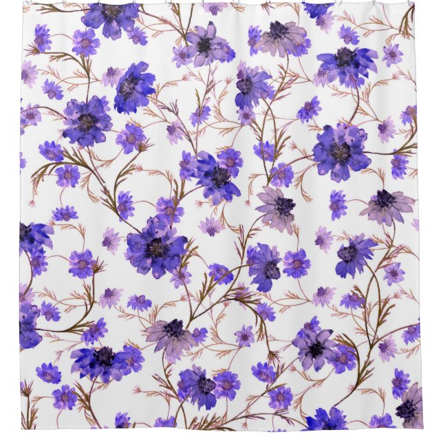 Floral seamless pattern with marigold flowers (Front)