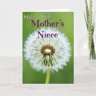 Floral Seed Head Mothers Card