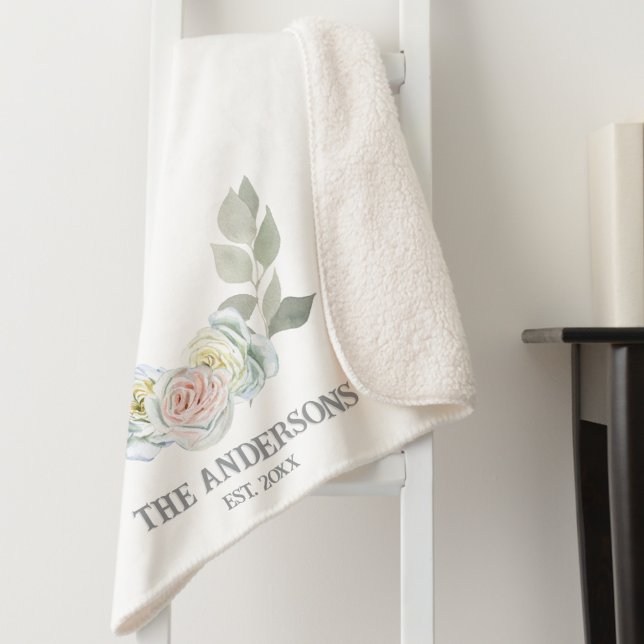 Floral Sherpa Blanket (Creator Uploaded)