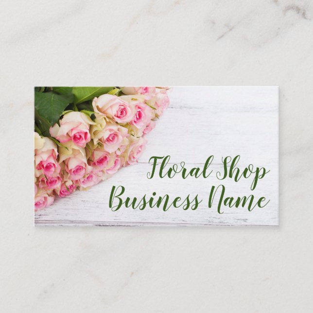 Floral Shop Business Card (Front)