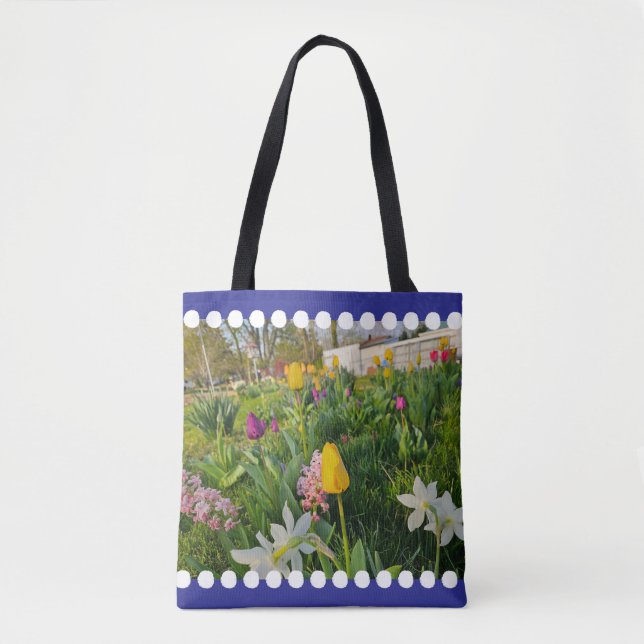 Floral Shoulder Tote Bag (Front)