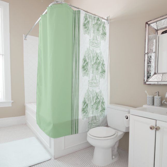 Floral Shower Curtain (In Situ)