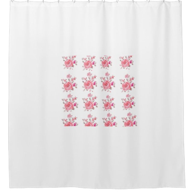 Floral Shower curtain (Front)