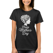 Floral Silhouette Mother’s Day Design with Elegant
