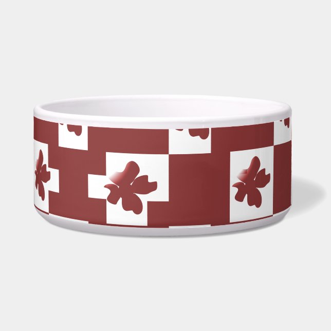 Floral silhouette pattern. (Front)