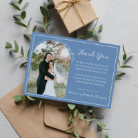 Floral Simplicity 1 Denim Blue Wedding