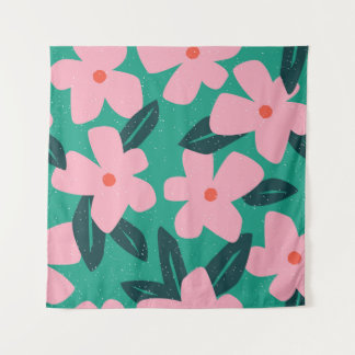 Floral Simplicity: Abstract Beauty Tapestry