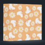 Floral Skates Roller Skating Pattern Peach Binder<br><div class="desc">Cool modern pastel pink spring summer daisies and white retro roller quad skates with pink wheeles design for roller skater woman, girl. Lovable roller skates pattern design on home decor, mugs, wrapping paper, etc. Roller skates art illustration design gift for daughter, granddaughter, derby girl, roller babe. Rollerskating, quad roller skates,...</div>