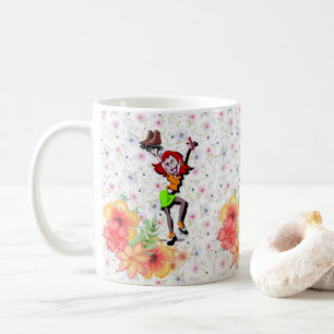 Floral Skating Mug