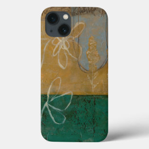 Floral Sketch with Wildflower and Plants iPhone 13 Case