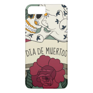 Floral Skull Dia de los Muertos   Phone Case