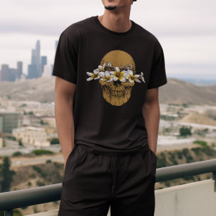 Floral Skull Gothic Vibes T-Shirt