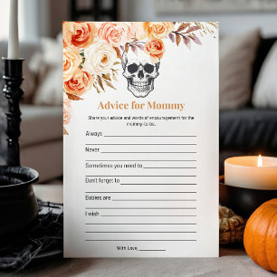 Floral Skull Halloween Advice for Mommy Game