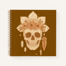Floral Skull Halloween Boho