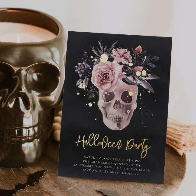 Floral Skull Halloween Party (Creator Uploaded)