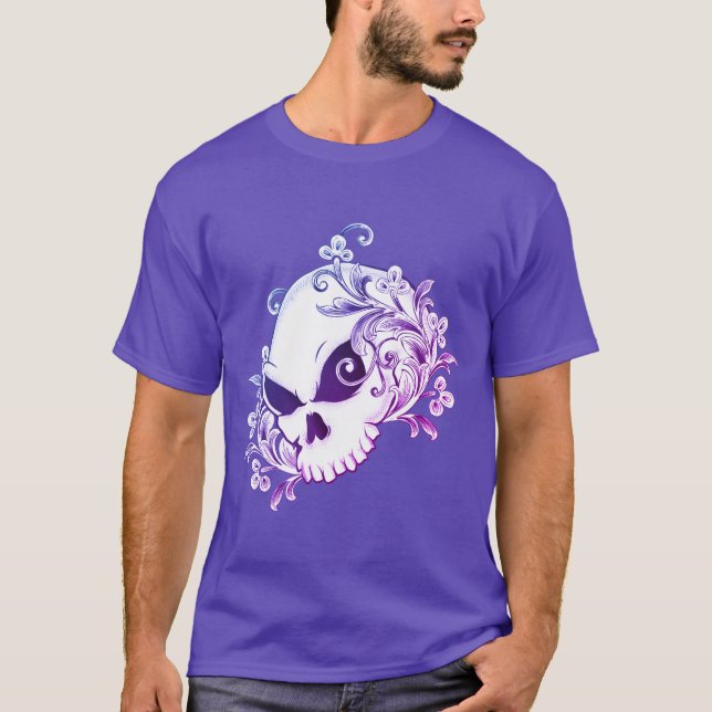 Floral Skull T-Shirt (Front)