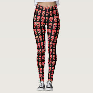 Floral Skull Women's Leggings