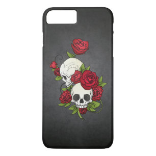 Floral Skulls Dia de los Muertos Phone Case