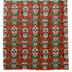 Floral Skulls Pattern