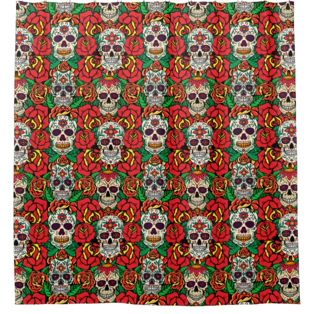 Floral Skulls Pattern (Front)