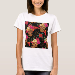 floral Skulls T-Shirt