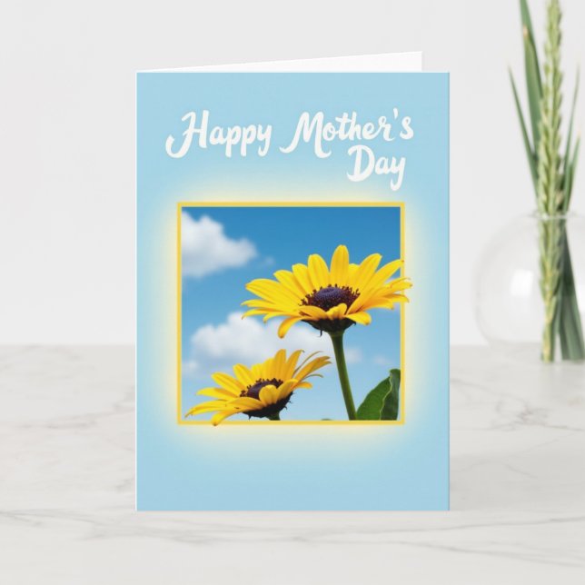 Floral Sky Scene Art Card (Front)