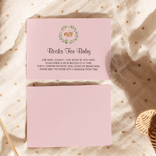 Floral Sleeping Deer Girl Book Request Enclosure