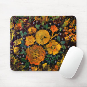 Floral Sparks  Mouse Pad