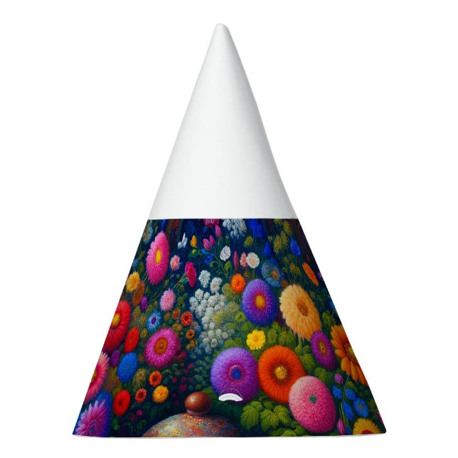 "Floral Spice Bazaar" Party Hat (Right)