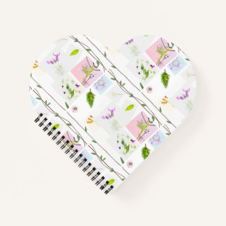 Floral Spiral Notebook
