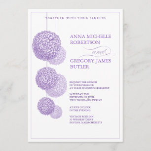 Floral Splendour Wedding Invitation