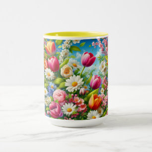 Floral/spring artwork  mug