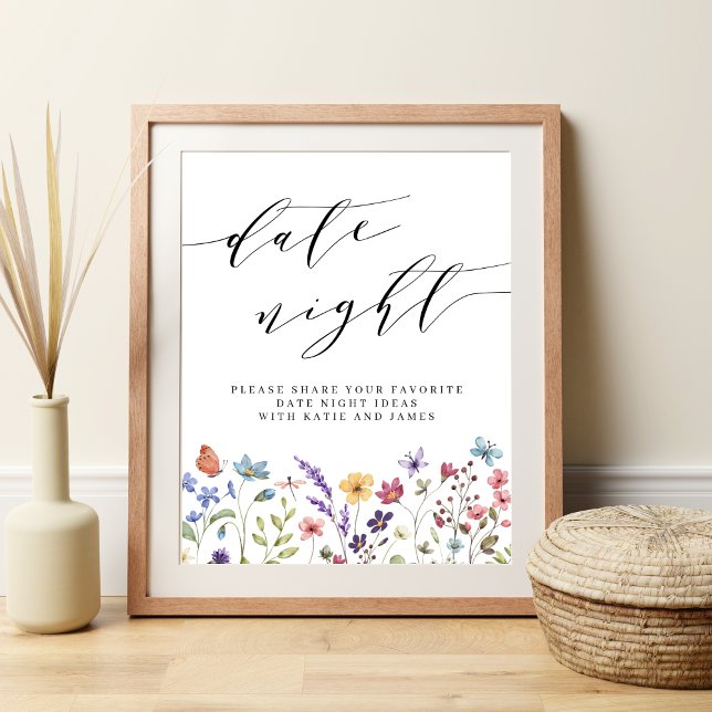 Floral Spring Summer Couple Date Night Ideas Poster (Creator Uploaded)