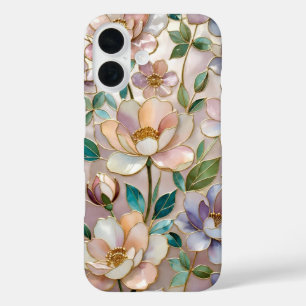 Floral Stained Glass Phone Case Botanical