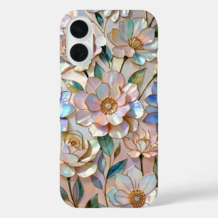 Floral Stained Glass Phone Case Pastel