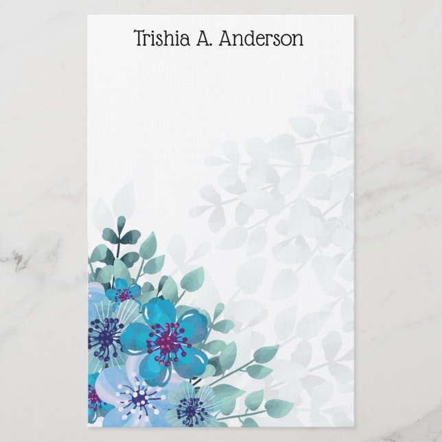 Floral Stationery (Front)
